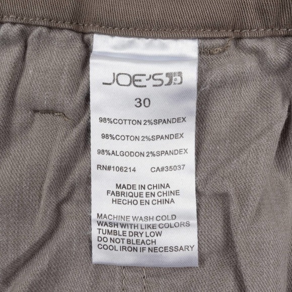 Joe's Jeans Denim Shorts Men's 30 Greige - Picture 7 of 9